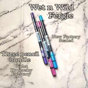 Wet n Wild Fergie Eyeliner Bundle: Pink, Blue, Purple